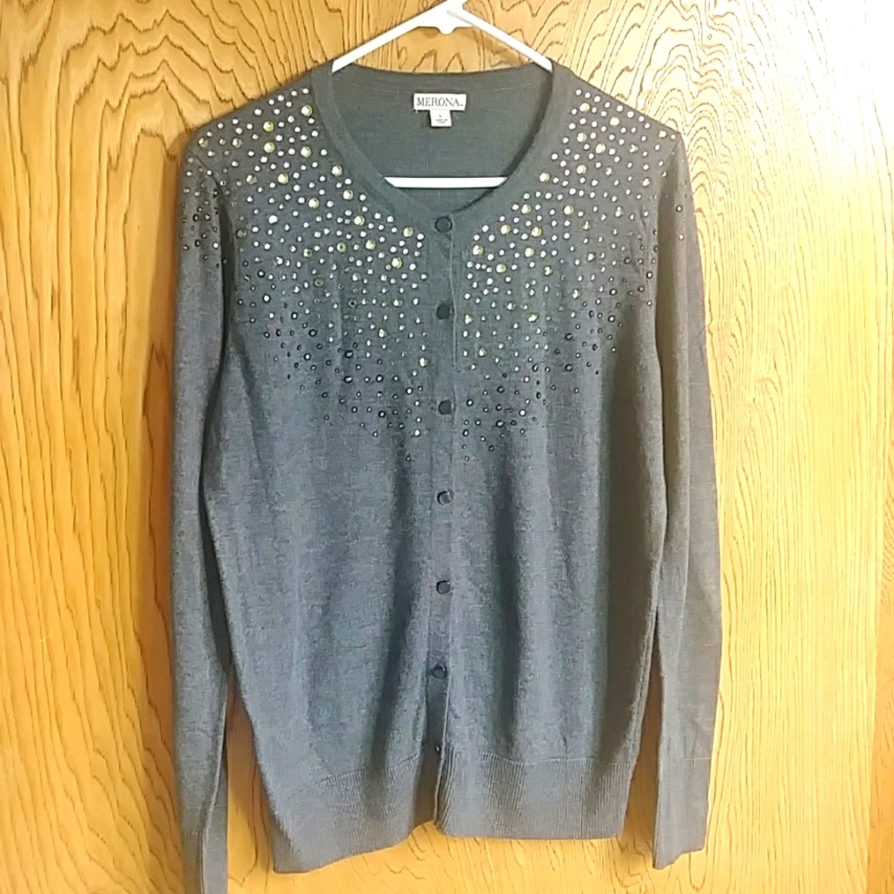 Merona's Women's Gray Cardigan.